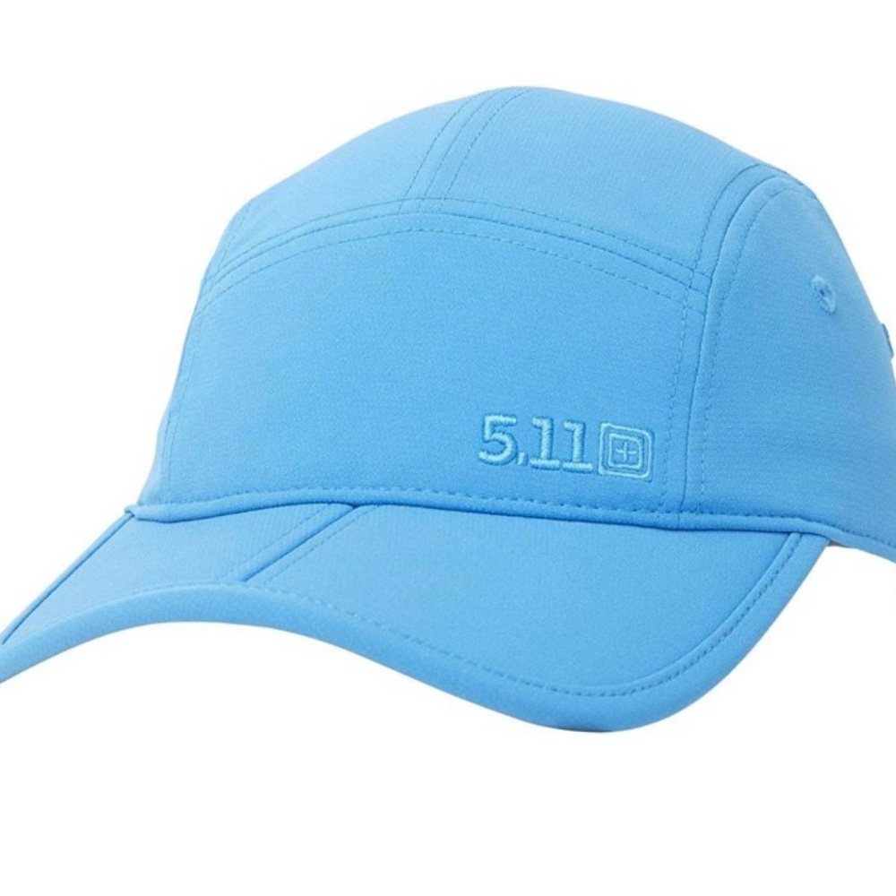 5.11 Tactical Men's Bill Fold Cap Adjustable Foldable Brim Sapphire Blue Hat